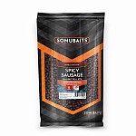 Sonubaits Spice Sausage Halibut Pellets  6mm / 900g