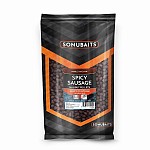 Sonubaits Spice Sausage Halibut Pellets  8mm / 900g