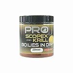 Starbaits Probiotic Boilies in Dip - Scopex Krill