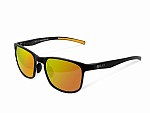Delphin SG BLACK Polarized Sunglasses Orange Lenses