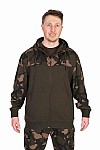 Fox LW Khaki / Camo Split Zip Hoody M