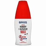 BROS - Płyn na Komary i Kleszcze MAX (25% DEET)
