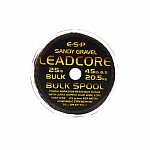 ESP LeadCore 45lb piaskowy / 25m