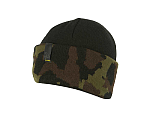Avid Carp Black and Camo Beanie