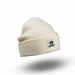 Nash Make it Happen Badge Beanie Hat - Ecru