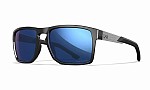 WileyX APEX Captivate Polarized Blue Mirror Grey Gloss Black Frame