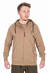 Fox Collection LW Zip Hoody - Tan Ltd L