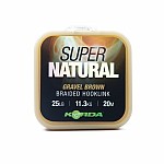 Korda Super Natural Braid 25lb /11.3kg Gravel Brown Korda Super Natural Braid 25lb /11.3kg Gravel Brown