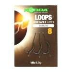 Korda Loop Rigs DF Wide Gape (Barbless) 8 (bezzadziorowy) Korda Loop Rigs DF Wide Gape (Barbless) 8 (bezzadziorowy)