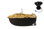 Viking Boat RS Mini PRO CAMO - (Echosonda All in One w Pilocie + Rozrzutnik Zanęty)