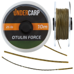 UnderCarp OTULIN FORCE Green - Plecionka przyponowa w otulinie