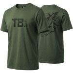 TB Baits T-Shirt Hidden Carp Green XXL