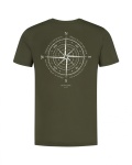 Korda Compass T-Shirt - Dark Olive M