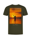 Korda Sunrise T-Shirt - Dark Olive  XXXL