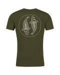 Korda Womens Mandala T-Shirt - Dark Olive  L