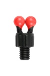 Fox Black Label Bobbin Clip (3 pack) - Czerwony