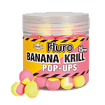DynamiteBaits Fluro Two Tone Pop-Ups - Krill & Banana 