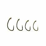 Avid Carp CRV Curved Shank Barbless Hooks 8