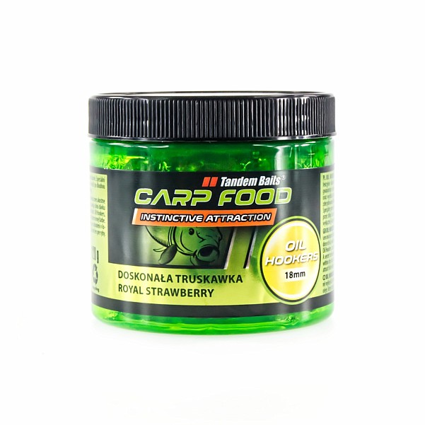 TandemBaits Carp Food Oil Hookers - Doskonała Truskawka 18 mm / 120g TandemBaits Carp Food Oil Hookers - Doskonała Truskawka 18 mm / 120g