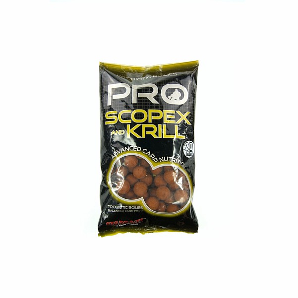NEW Starbaits Probiotic Boilies - Scopex and Krill 20mm / 0,8kg
