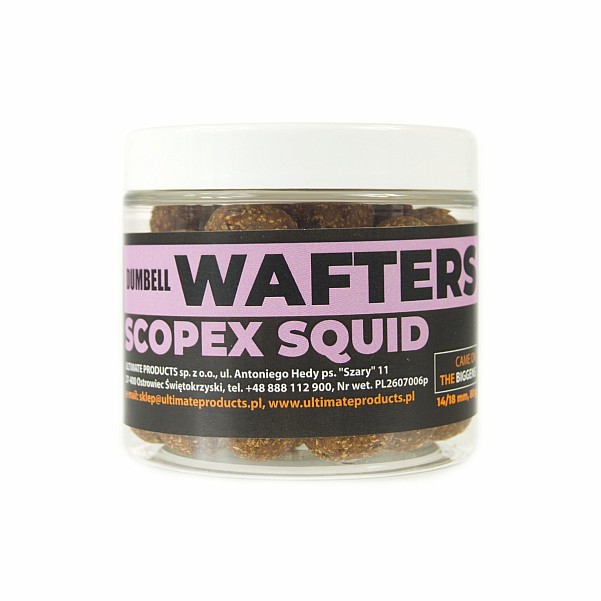 UltimateProducts Wafters - Scopex Squid dumbell wafters 14/18mm UltimateProducts Wafters - Scopex Squid dumbell wafters 14/18mm