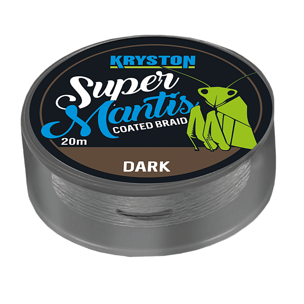 Kryston Super MANTIS Coated Braid 25 lb / Dark Silt