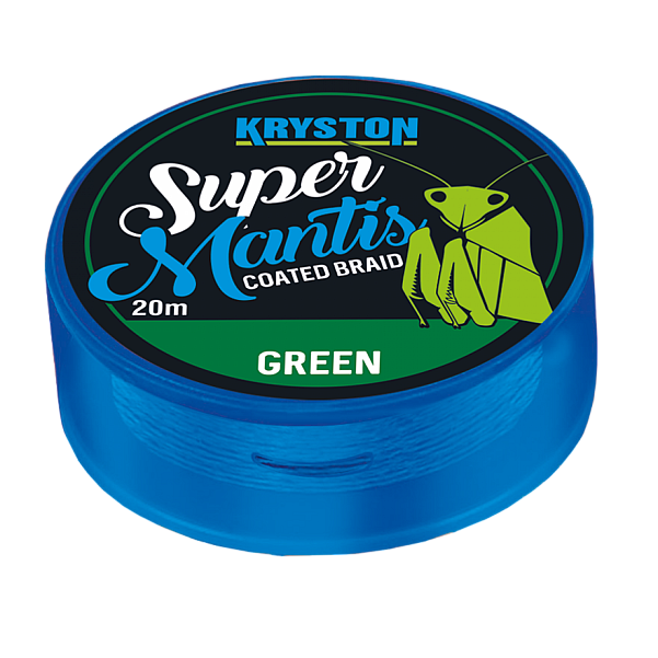 Kryston Super MANTIS Coated Braid 35 lb / Weedy Green