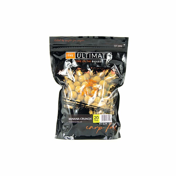 UltimateProducts Juicy Series Banana Crunch Boilies 20 mm / 1 kg