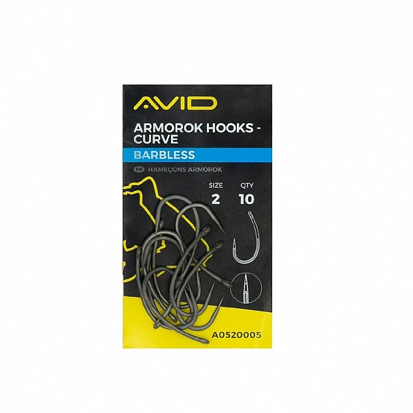 Avid Carp Armorok Curve Barbless Hooks  6