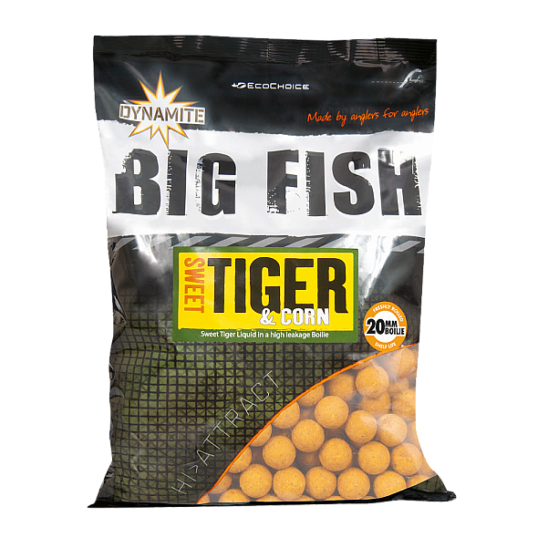 DynamiteBaits Boilies - Sweet Tiger Corn 20 mm / 1.8kg DynamiteBaits Boilies - Sweet Tiger Corn 20 mm / 1.8kg