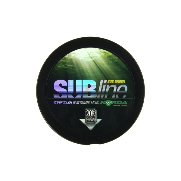 Korda SubLine Ultra Touch 1000m 0,43/20 lb (9.1kg) zielony