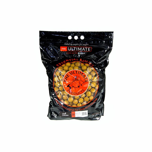 UltimateProducts Essential Boilies - Live Creme 24mm / 5kg UltimateProducts Essential Boilies - Live Creme 24mm / 5kg