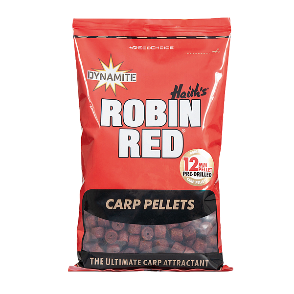 Dynamite Baits Carp Pellets - Robin Red 12 mm (z otworem)