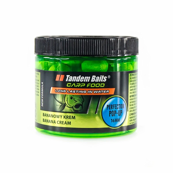 TandemBaits Carp Food Perfection Pop Up - Bananowy Krem 16 mm / 70g TandemBaits Carp Food Perfection Pop Up - Bananowy Krem 16 mm / 70g