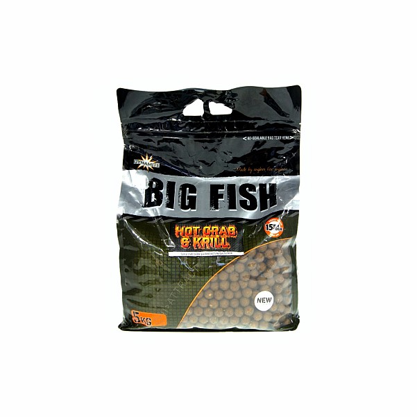 DynamiteBaits Hot Crab & Krill Boilies 15mm / 5kg