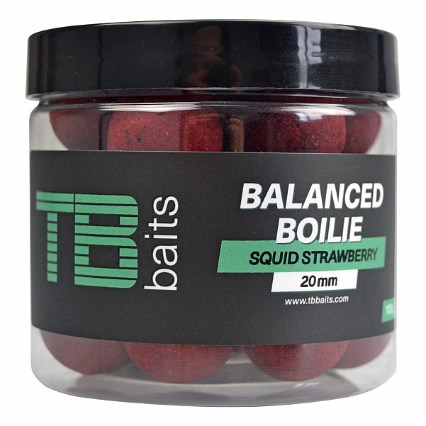 TB Baits Balanced Boilie + Attractor GLM Squid Strawberry 20mm / 100g TB Baits Balanced Boilie + Attractor GLM Squid Strawberry 20mm / 100g
