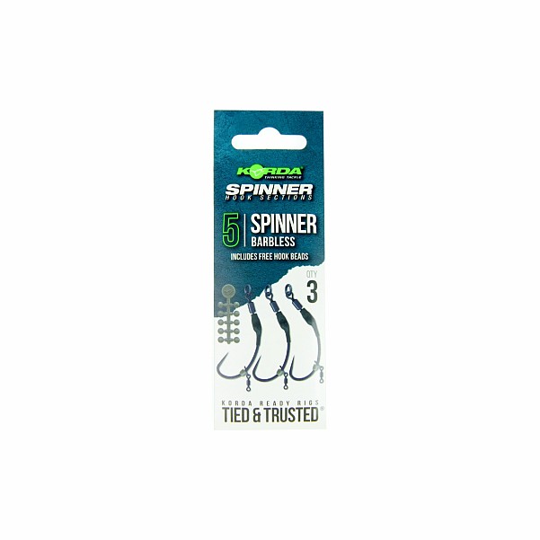 Korda Spinner Hook Sections Spinner - Barbless 5 (bezzadziorowy) Korda Spinner Hook Sections Spinner - Barbless 5 (bezzadziorowy)