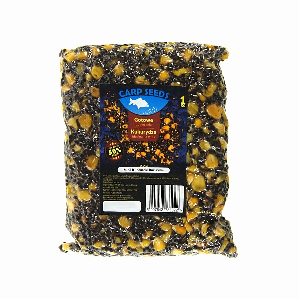 Carp Seeds - Mix Konopie, Kukurydza - Natural