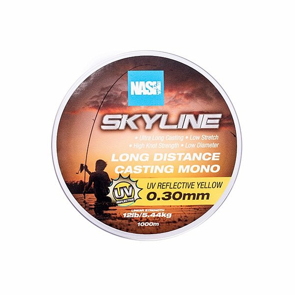 Nash Skyline Mono UV Yellow 0.30mm (12lb) / 1000m Nash Skyline Mono UV Yellow 0.30mm (12lb) / 1000m