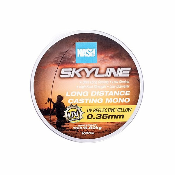 Nash Skyline Mono UV Yellow 0.35mm (15lb) / 1000m Nash Skyline Mono UV Yellow 0.35mm (15lb) / 1000m