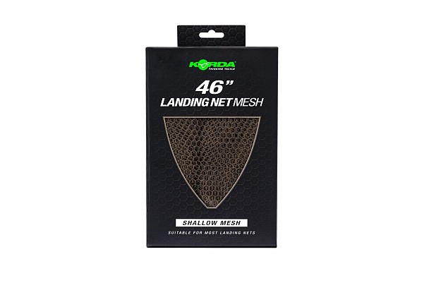 Korda Spring Bow Landing Net Mesh - Shallow 46 inch Korda Spring Bow Landing Net Mesh - Shallow 46 inch