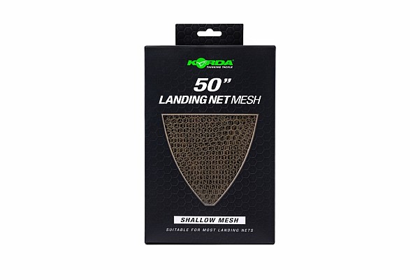 Korda Spring Bow Landing Net Mesh - Shallow 50 inch Korda Spring Bow Landing Net Mesh - Shallow 50 inch