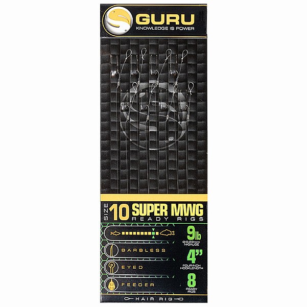 GURU SMWG Standard Hair Ready Rigs - 10cm