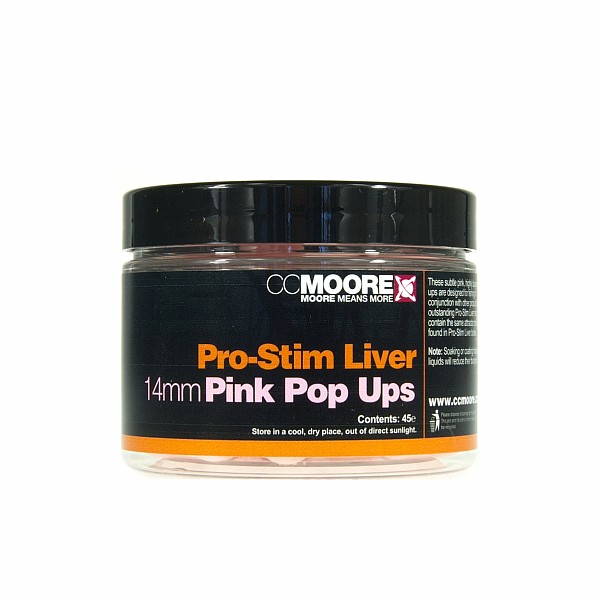 CCMoore Pro-Stim Liver Pop Ups - Pink 14mm CCMoore Pro-Stim Liver Pop Ups - Pink 14mm