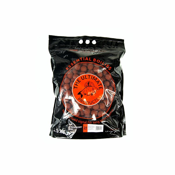 UltimateProducts Essential Boilies - Strawberry Fish 24mm / 5kg UltimateProducts Essential Boilies - Strawberry Fish 24mm / 5kg