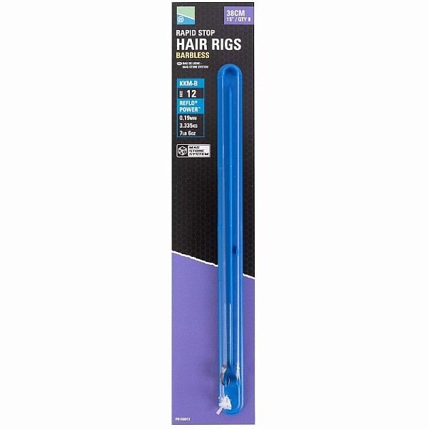 Preston Innovations KKM-B Rapid Stop Hair Rig Barbless - 38cm