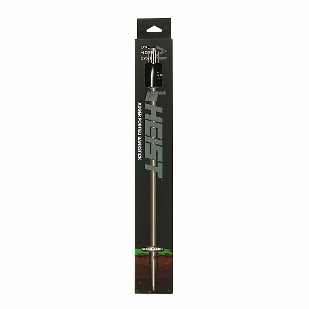 One More Cast Heist Bankstick Stainless Steel - Auger Point 12 in (30cm) One More Cast Heist Bankstick Stainless Steel - Auger Point 12 in (30cm)