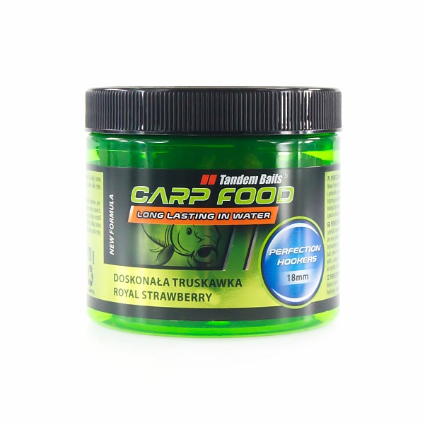 TandemBaits Carp Food Perfection Hookers  - Doskonała Truskawka 18 mm / 120g
