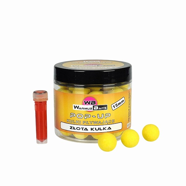 WarmuzBaits Pop-Up 15mm - Złota Kulka