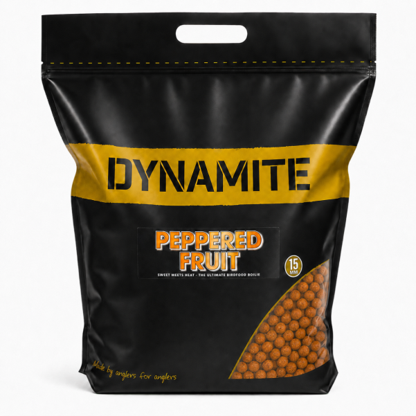 DynamiteBaits Peppered Fruit Boilies 15 mm / 5kg DynamiteBaits Peppered Fruit Boilies 15 mm / 5kg